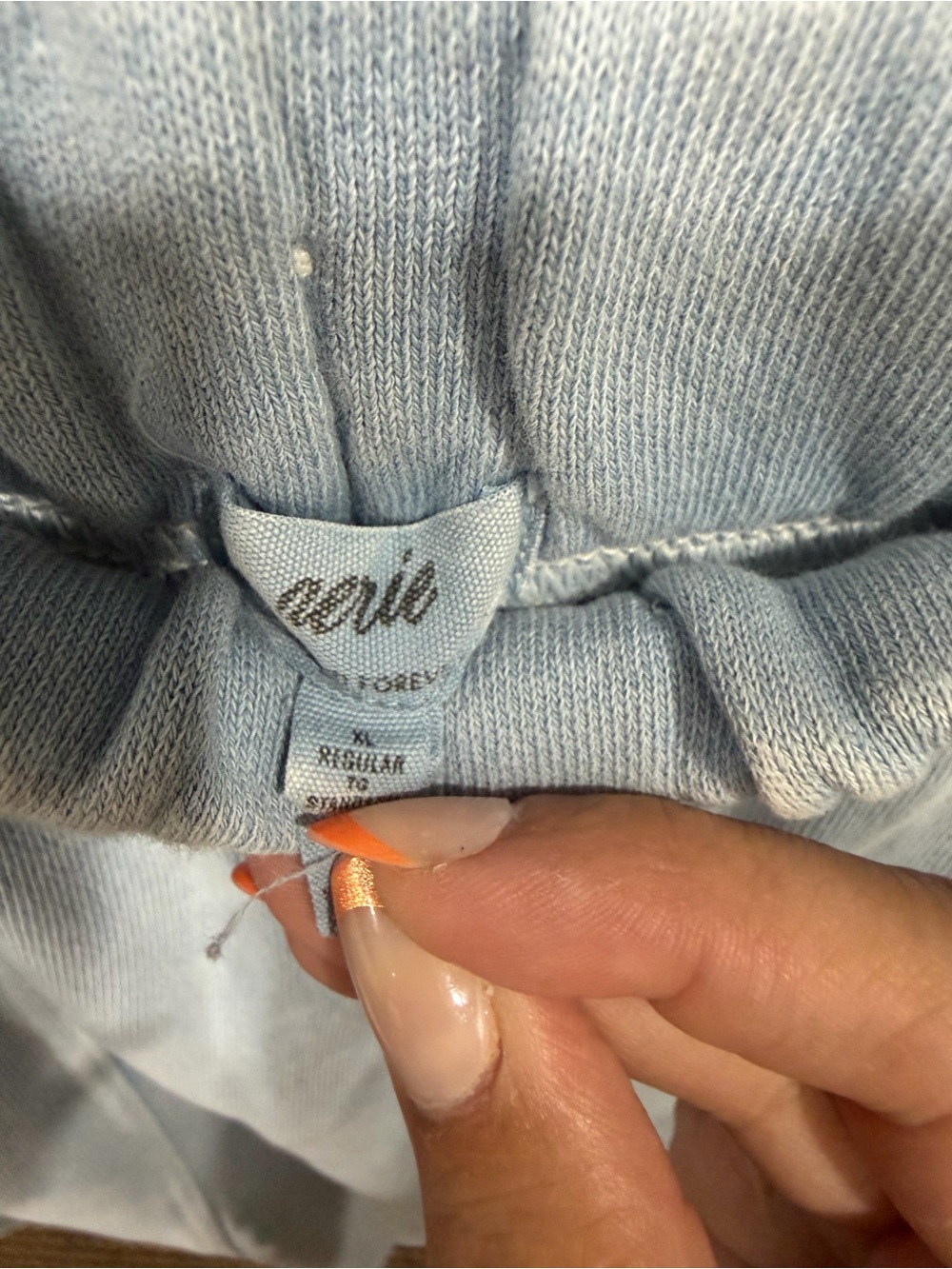 Aerie Street Trouser in Cloud Wash - Picture 5 of 5